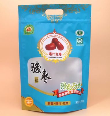 Aluminum Stand Up Freeze Strawberry Fruits Packaging Plastic Bags With Zipper