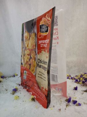 Custom Stand Up Salmon Shrimp Fish Fillet Frozen Food Bag With Zipper
